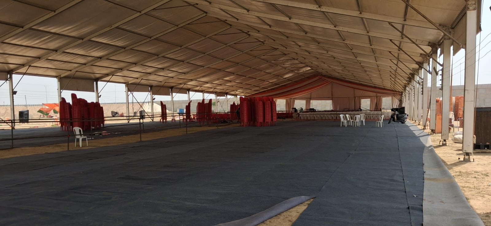 गंगा एक्सप्रेस-वे पर घटपुरी के पास बना इंटरचेंज। संवाद