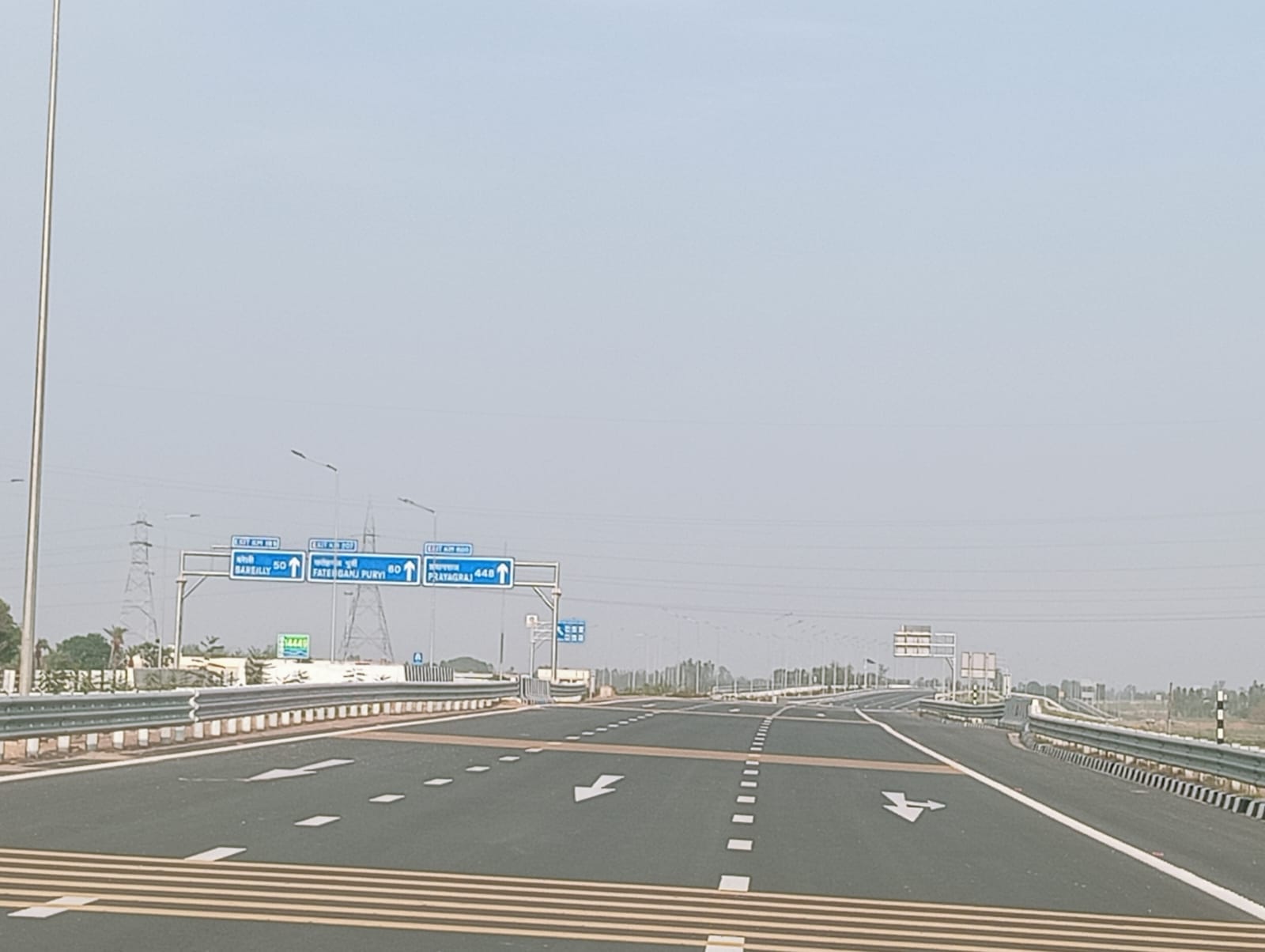 गंगा एक्सप्रेस-वे पर घटपुरी के पास बना इंटरचेंज। संवाद