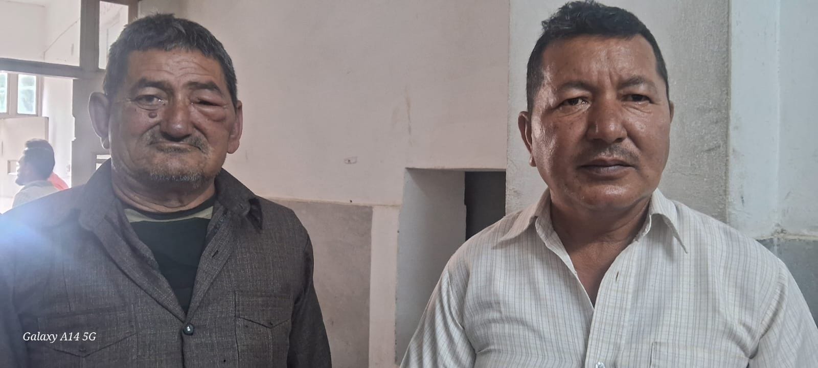 जोगिंद्रनगर में रंगड़ों के हमले में घायल बुजुर्ग। स्त्रोत- जागरूक पाठक