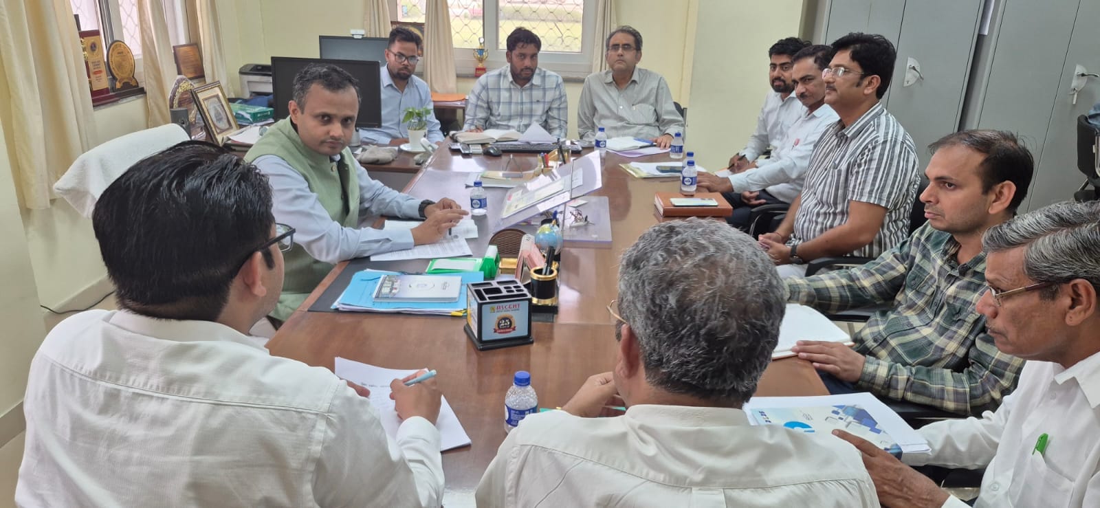 सिरोही। सिरोही जिला कलेक्टर रोहिताश्वसिंह तोमर ने मेडिकल कॉलेज का निरीक्षण किया।
