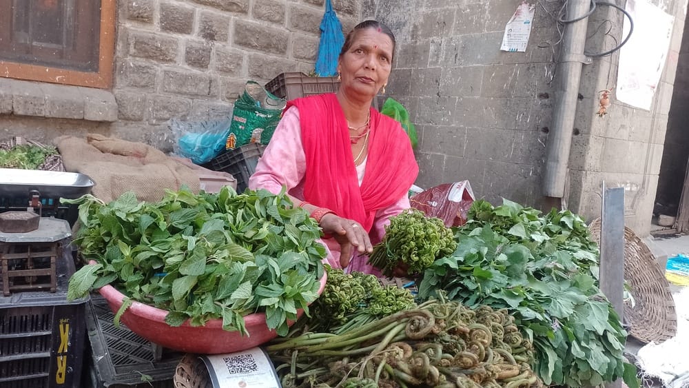 बेला देवी, निवासी मौवीसेरी मंडी। कारोबार