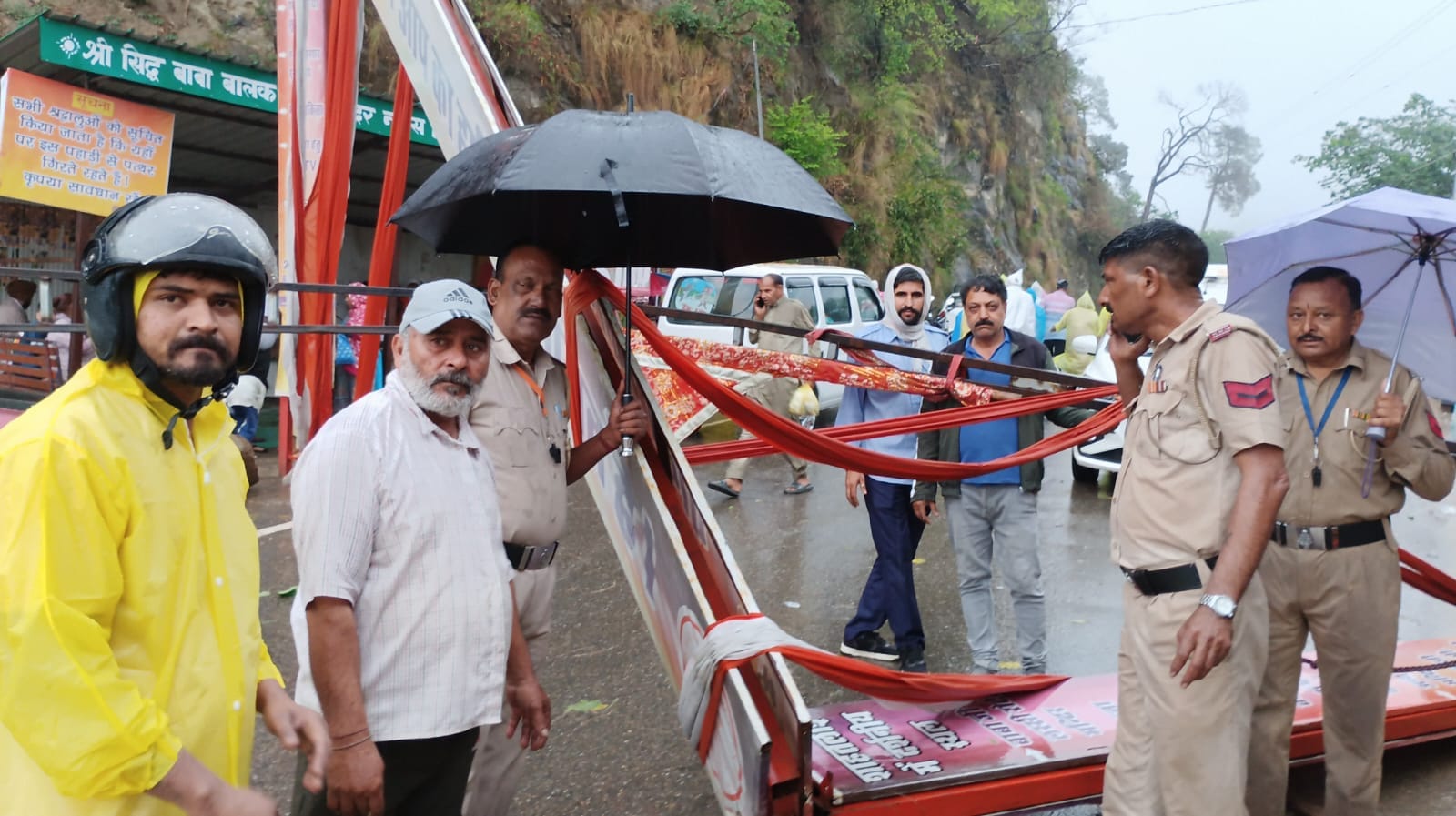 ककड़ियाणा में बारिश में भीगी गेहूं की फसल। संवाद