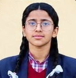खुन्नी स्कूल की जिया ने 12वीं में झटका पहला स्थान। स्रोत : स्कूल प्रबंधन