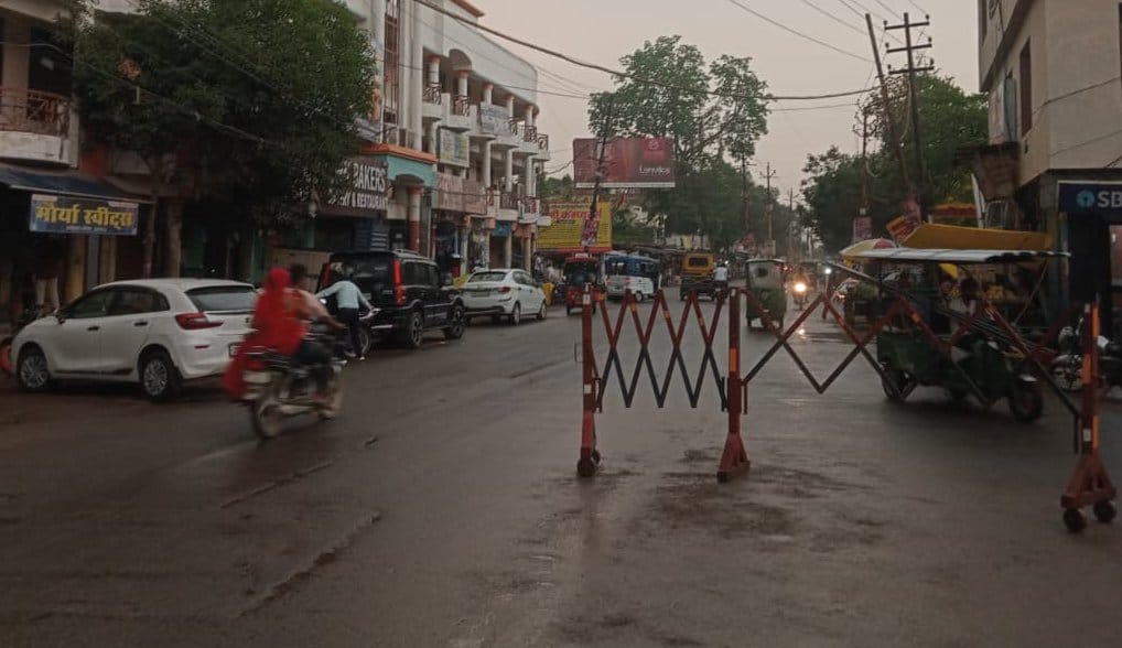 मंगलवार सुबह आसमान में छाए रहे बादल। संवाद