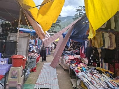 सैंज घाटी के शांघड़ में हुई ओलावृष्ष्टि।-वीडीओग्रैब