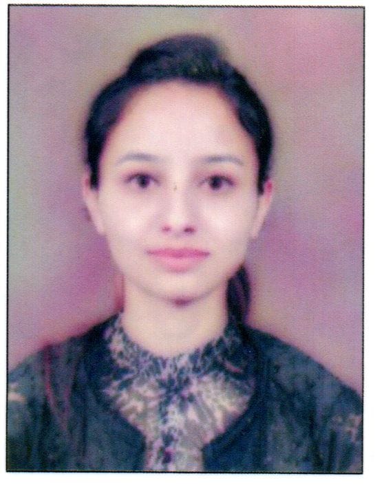 सर्वपल्ली बीएड कॉलेज के प्रथम सेमेस्टर में साक्षी ने पाया पहला स्थान। स्रोत : संस्थान