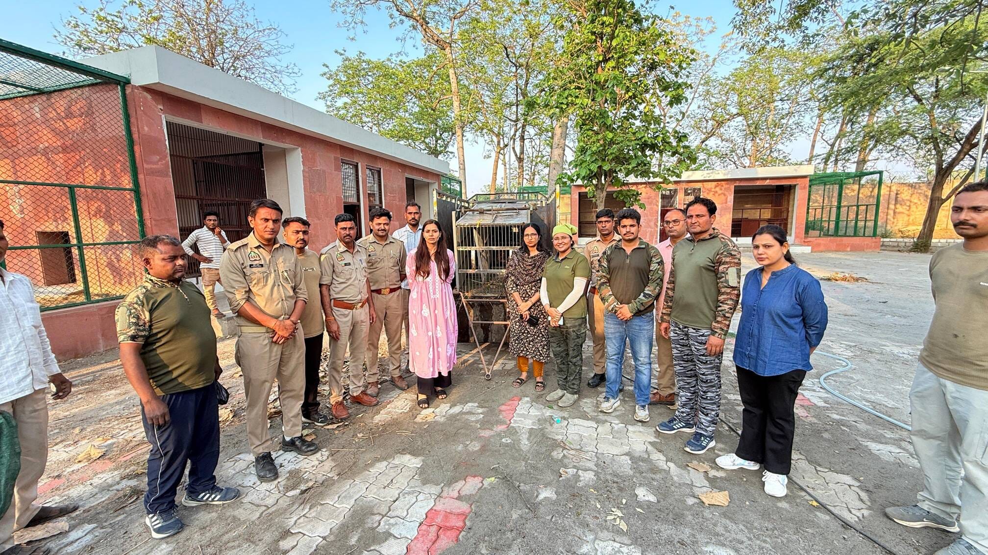 तेंदुआ रेस्क्यू करने के उत्साहित वन विभाग की टीम स्रोत विभाग तेंदुआ रेस्क्यू करने के उत्साहित वन विभाग की टीम स्रोत विभाग