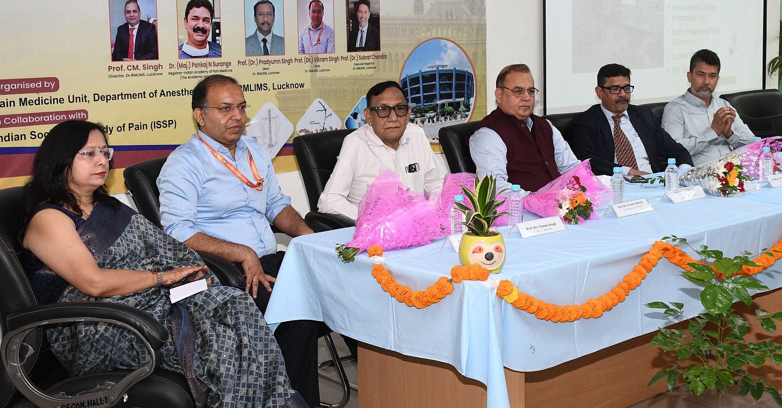 लोहिया संस्थान में ‘एडवांसेज इन पेन मेडिसिन’ विषय पर हुई सीएमई में जुटे डॉक्टर।