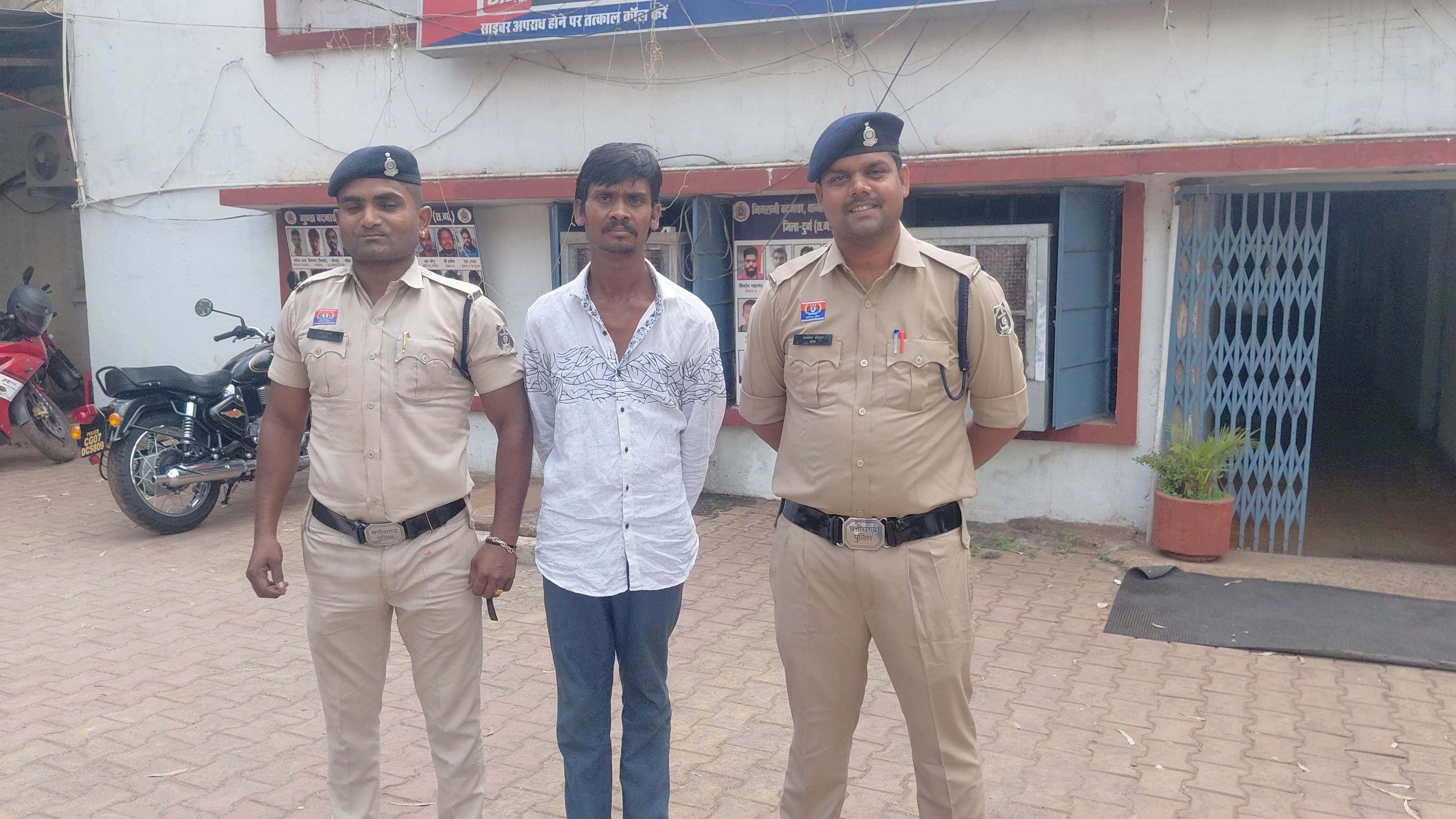 छोटे भाई ने बड़े भाई की हत्या,पुलिस ने आरोपी को किया गिरफ्तार।