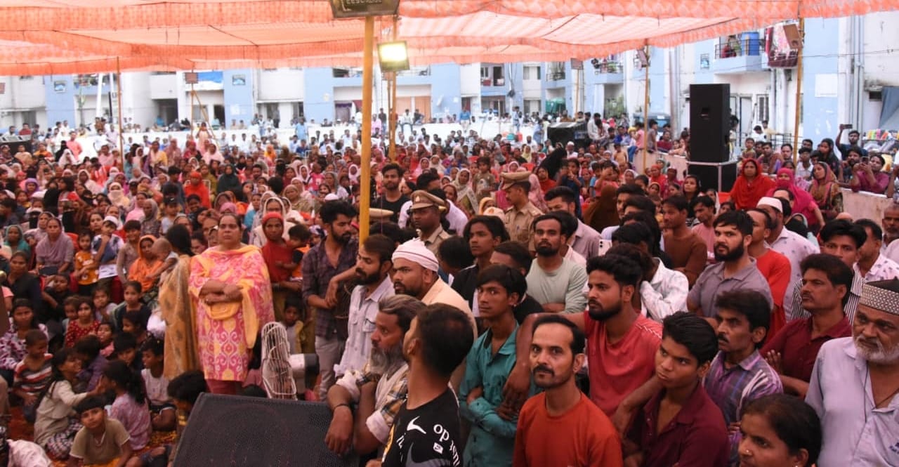 संजय सिंह ने बसंतकुंज में की सभा। संजय सिंह ने बसंतकुंज में की सभा।