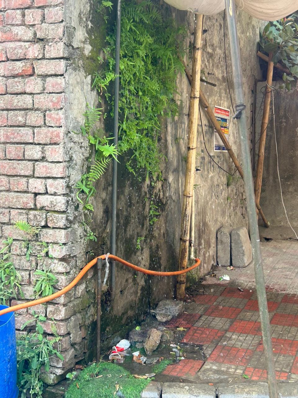 10-रोहतक के भरत कॉलोनी निकट होटल के बाहर सड़क पर पानी डालता युवक। संवाद 10-रोहतक के भरत कॉलोनी निकट होटल के बाहर सड़क पर पानी डालता युवक। संवाद