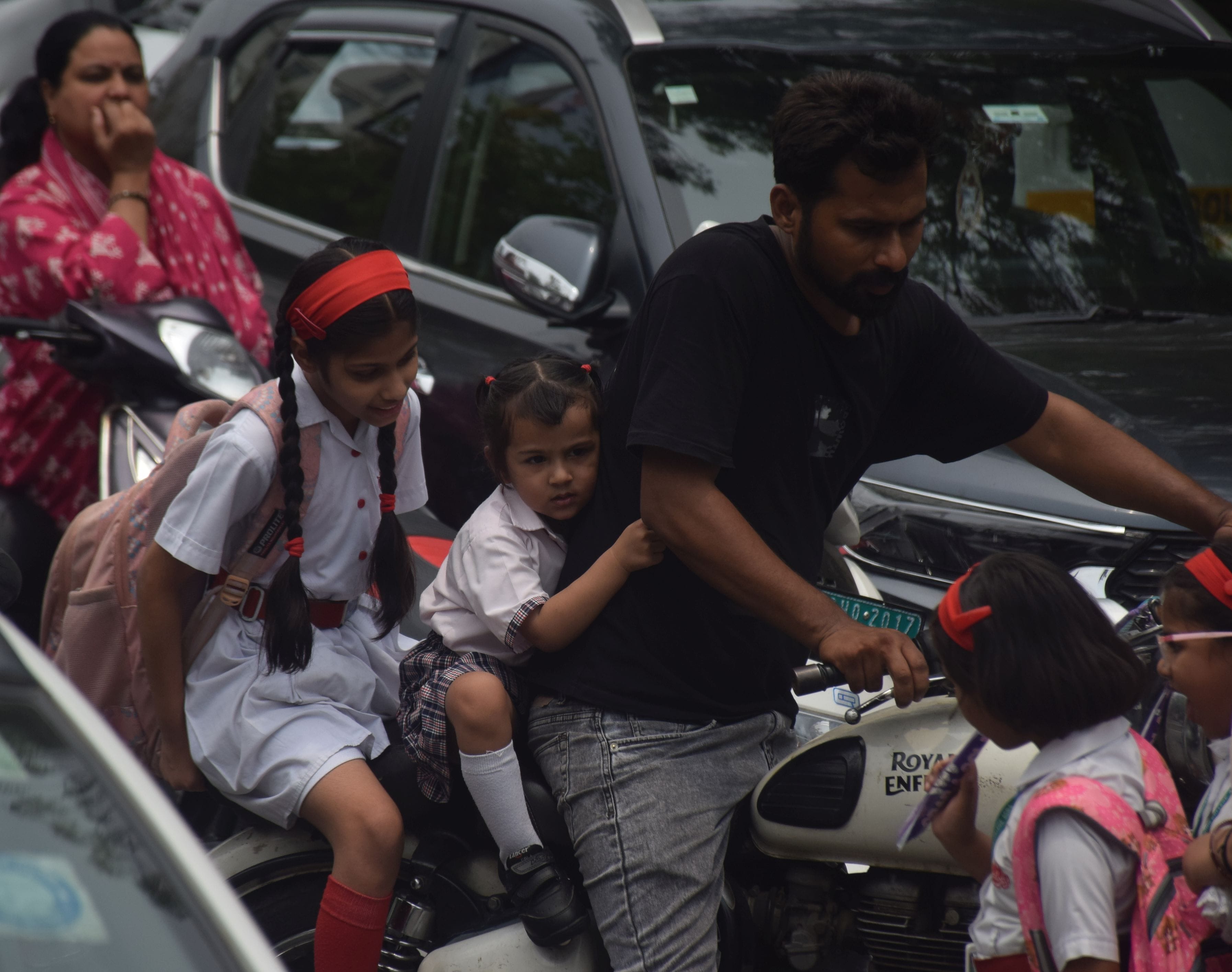 गुरु का ताल और वजीरपुरा में लगा जाम। गुरु का ताल और वजीरपुरा में लगा जाम।