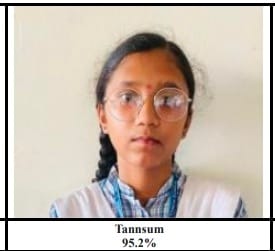 जानवी केशरवानी, 92.2 प्रतिशत
