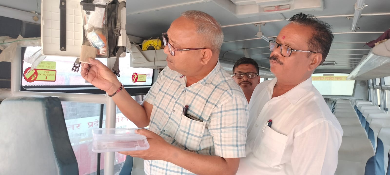The Arm Inspected The Buses And Checked The First-aid Boxes ...