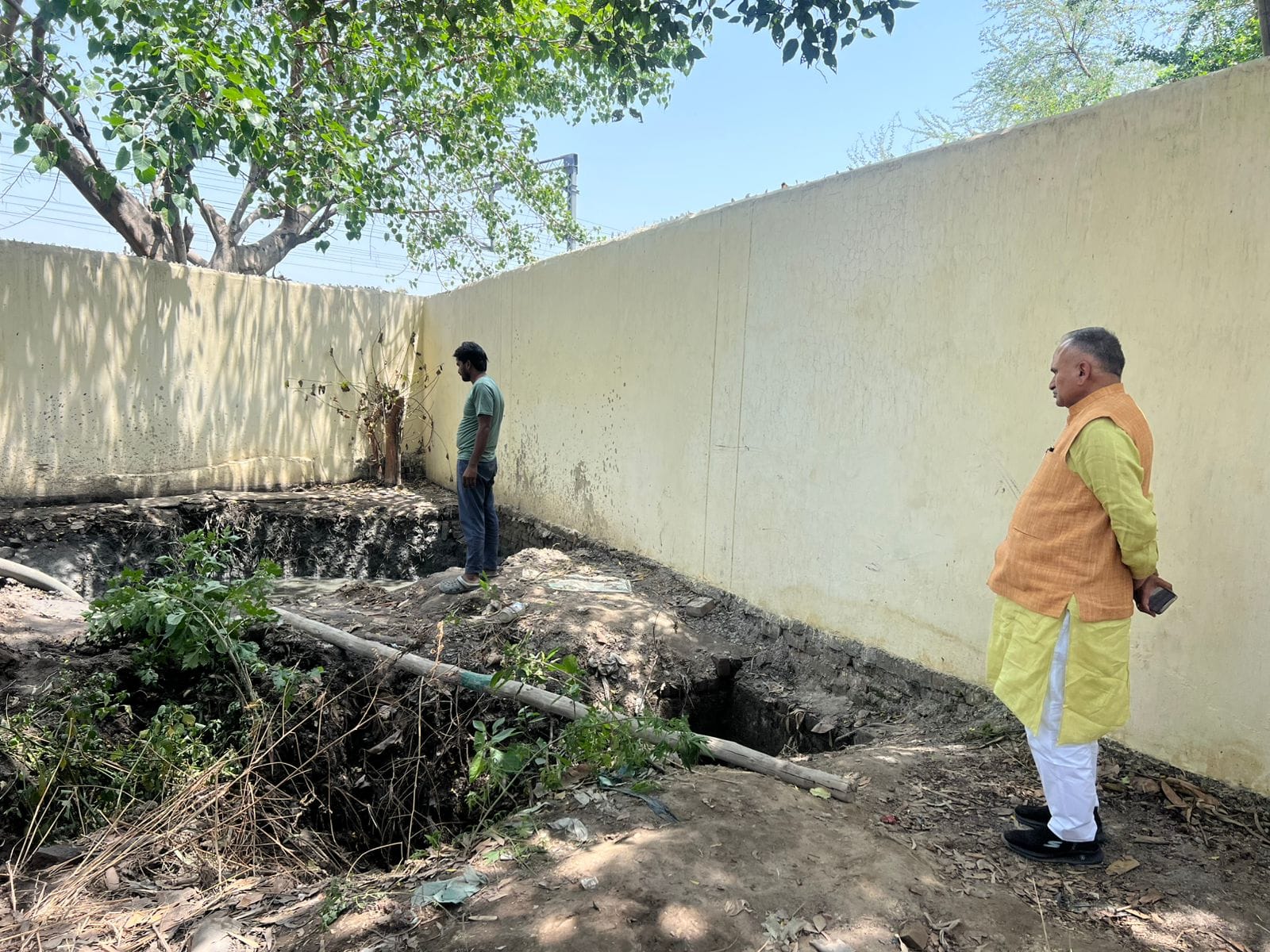 फोटो : सोनीपत के सारंग रोड रेलवे अंडरब्रिज में भरा दूषित पानी। संवाद