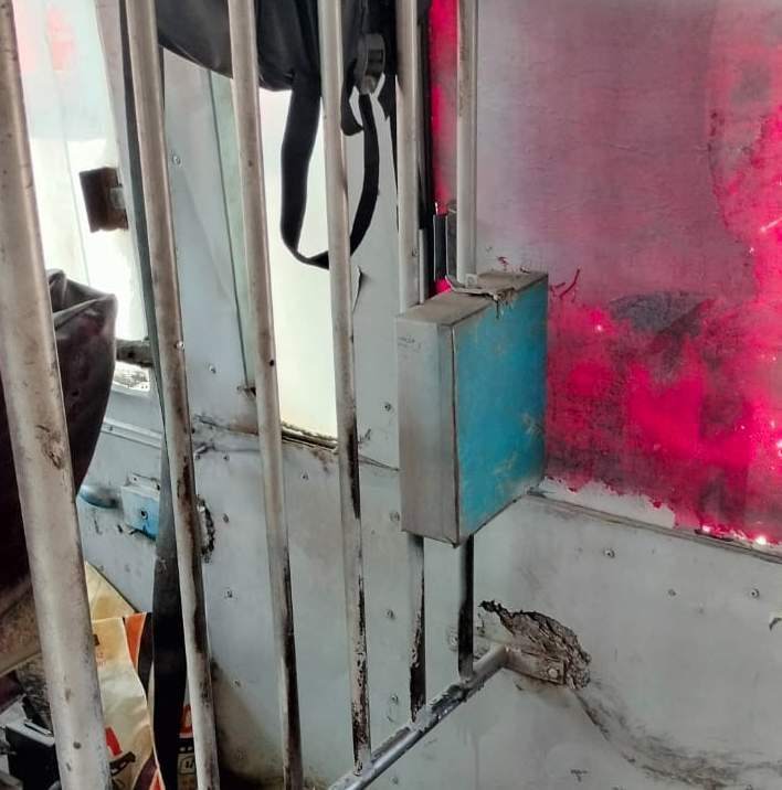 रोडवेज की बस से गायब फर्स्ट एड बॉक्स। संवाद