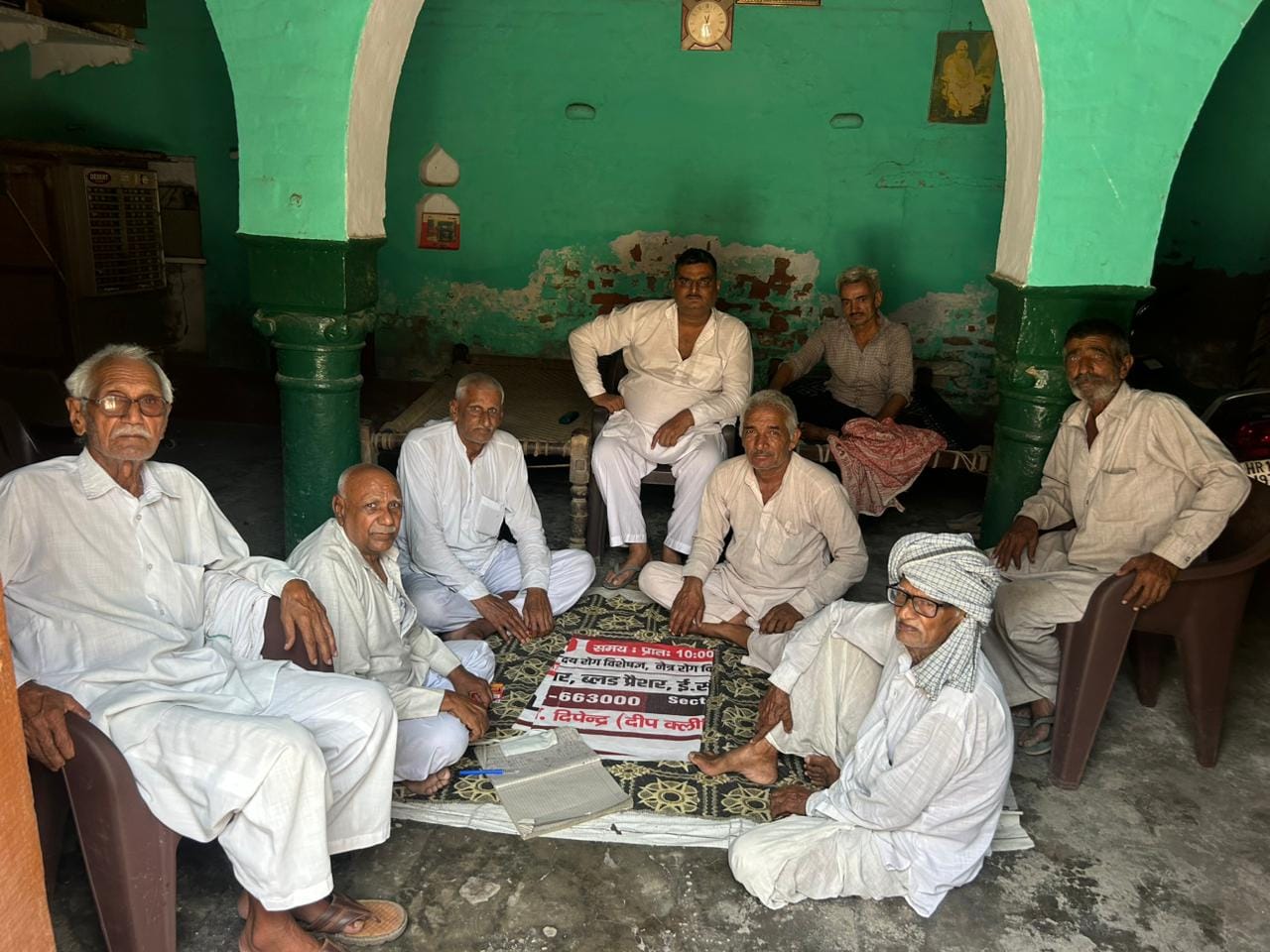 01-रोहतक के भालौठ में सोनीपत रोड पर बना प्रवेश द्वार। संवाद