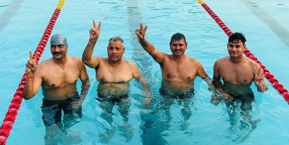 26वीं वाहिनी पीएसी मध्य जोन तैराकी एवं क्रासकंट्री प्रतियोगिता में हिस्सा लेते तैराक 26वीं वाहिनी पीएसी मध्य जोन तैराकी एवं क्रासकंट्री प्रतियोगिता में हिस्सा लेते तैराक