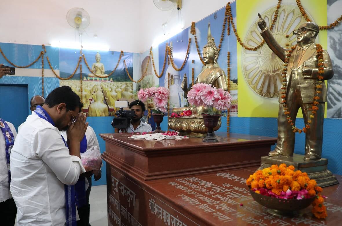 आजाद समाज पार्टी (कांशीराम) के राष्ट्रीय अध्यक्ष एवं नगीना सांसद एडवोकेट चंद्रशेखर आजाद। 