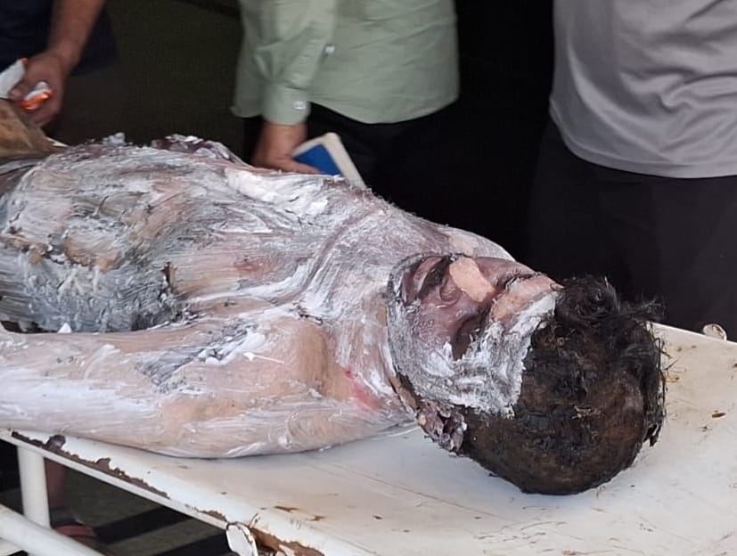 फोटो-86: बहादुरगढ़ के फुटवियर पार्क स्थित फैक्टरी में लगी आग। संवाद फोटो-86: बहादुरगढ़ के फुटवियर पार्क स्थित फैक्टरी में लगी आग। संवाद