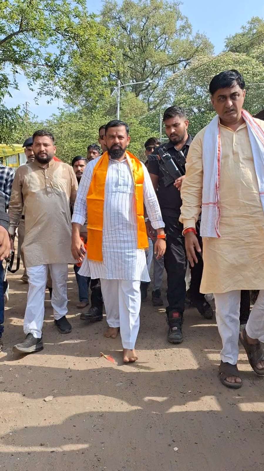 भोजशाला में किया दर्शन और पूजन 
