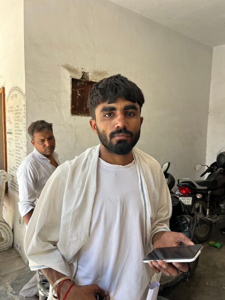 राजबीर, गांव रोहेड़िया। संवाद राजबीर, गांव रोहेड़िया। संवाद