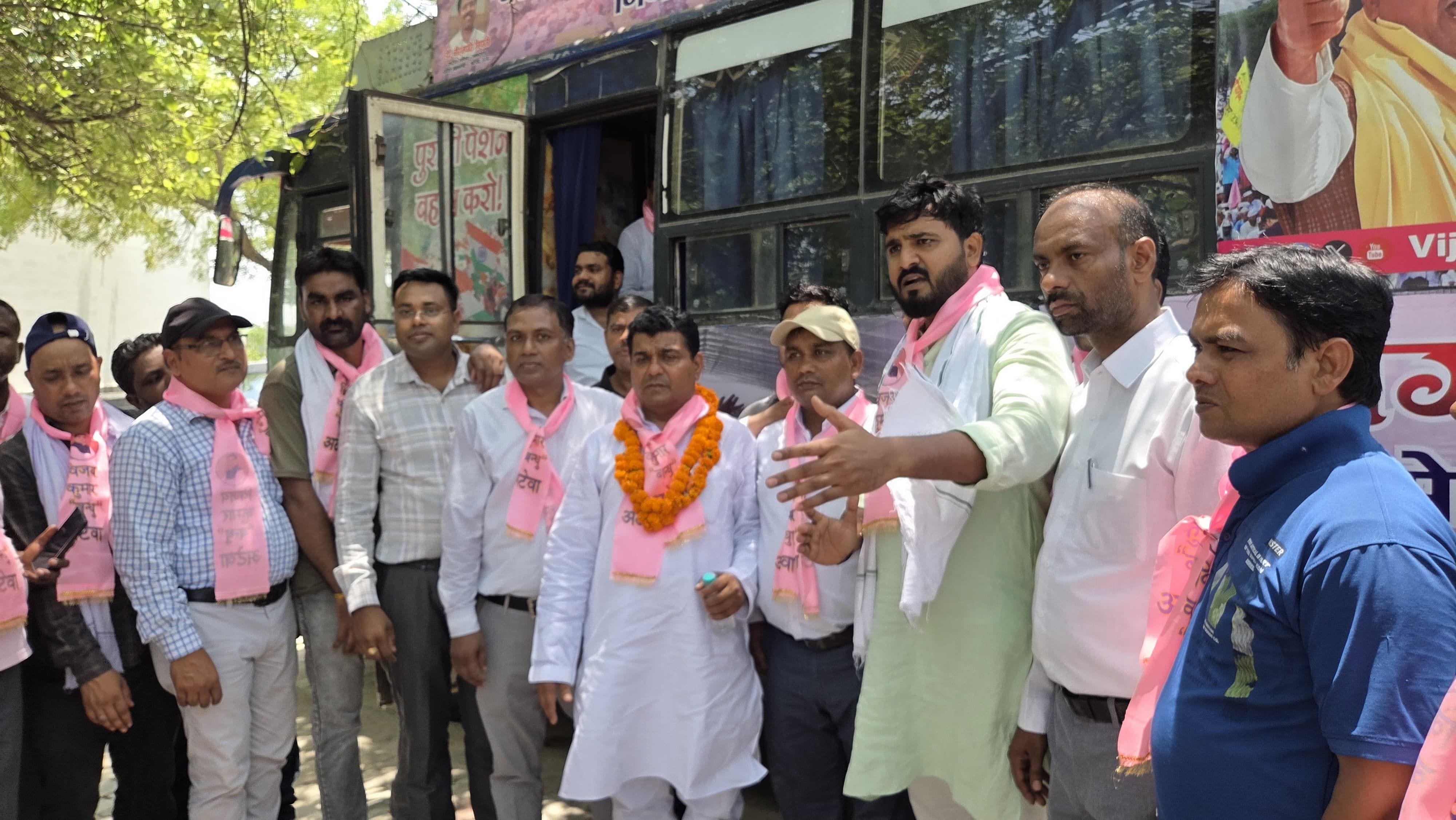अटेवा की ओर से निकाली गई जनजागरण यात्रा अटेवा की ओर से निकाली गई जनजागरण यात्रा