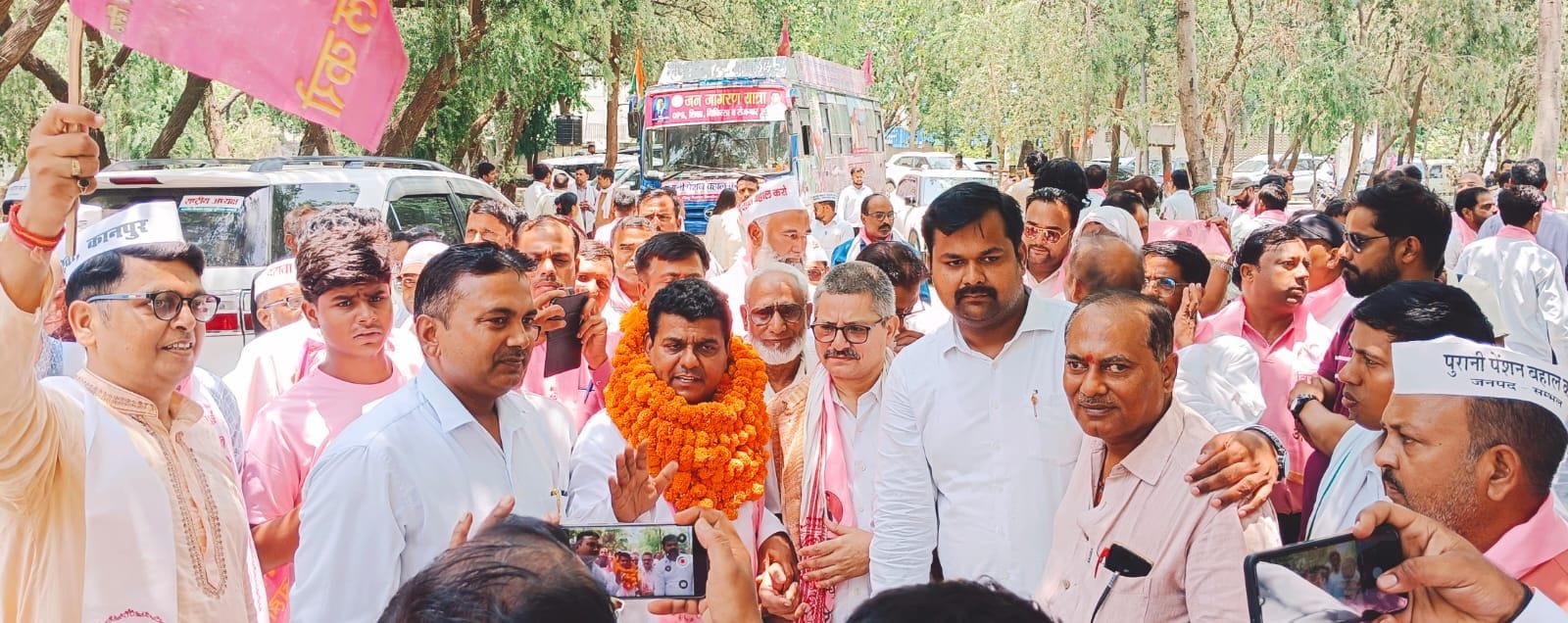 अटेवा की ओर से निकाली गई जनजागरण यात्रा अटेवा की ओर से निकाली गई जनजागरण यात्रा
