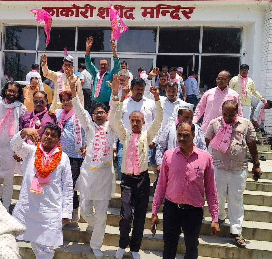 अटेवा की ओर से निकाली गई जनजागरण यात्रा अटेवा की ओर से निकाली गई जनजागरण यात्रा