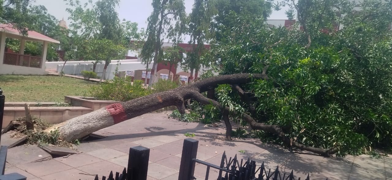 कुरुक्षेत्र। गांधी नगर में एक घर में भरा बारिश का पानी। संवाद
