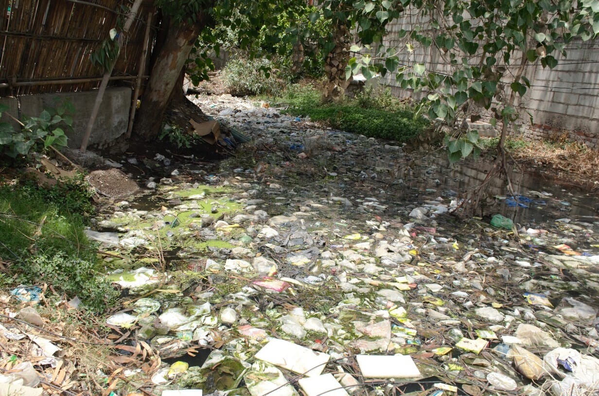 फरीदाबाद एसी नगर में सफाई नही होने पर कूड़े से भरा नाला । संवाद फरीदाबाद एसी नगर में सफाई नही होने पर कूड़े से भरा नाला । संवाद