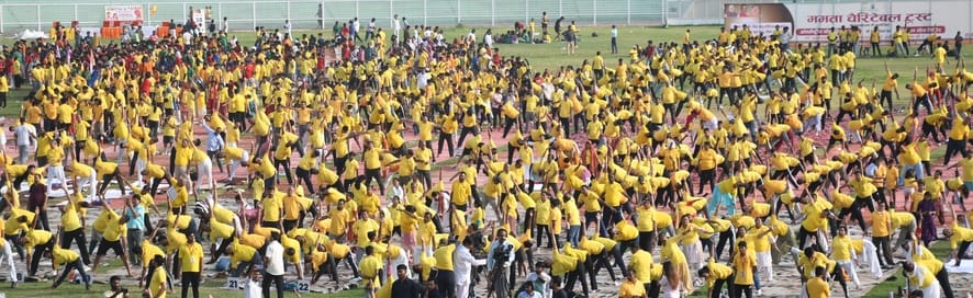 अंतरराष्ट्रीय योग दिवस की पूर्व संध्या पर ममता चैरिटेबल ट्रस्ट की ओर से शनिवार को सुबह केडी सिं अंतरराष्ट्रीय योग दिवस की पूर्व संध्या पर ममता चैरिटेबल ट्रस्ट की ओर से शनिवार को सुबह केडी सिं