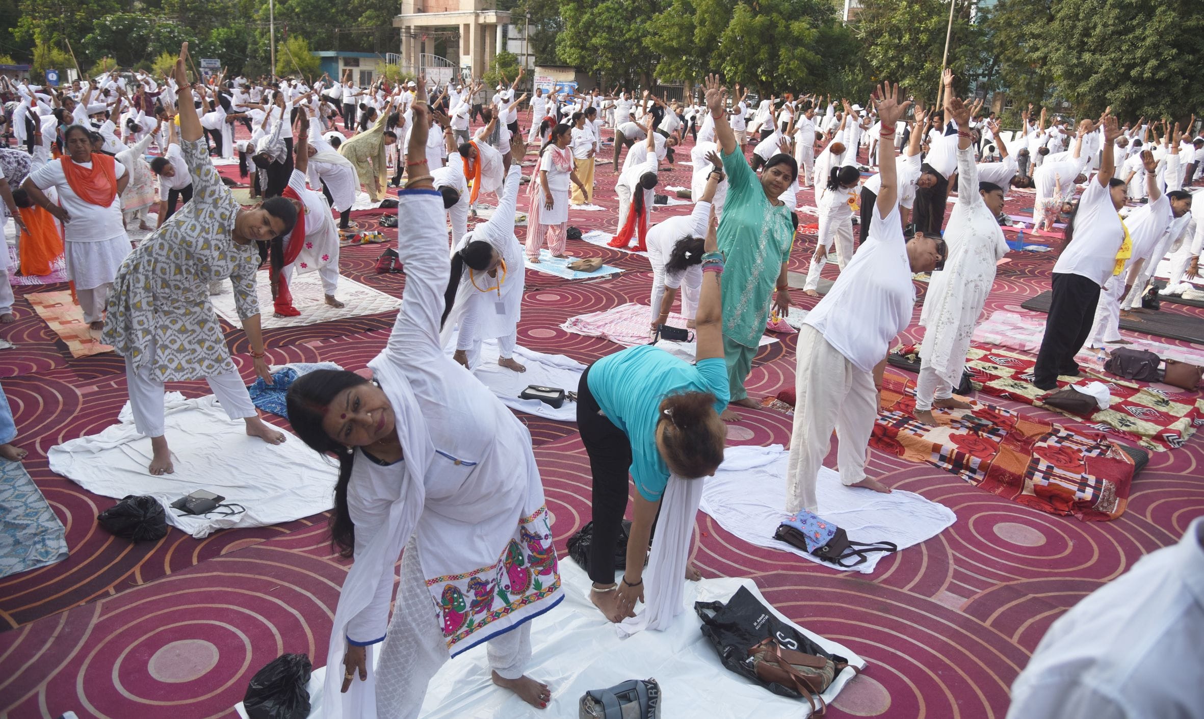 अंतरराष्ट्रीय योग दिवस पर योग कर दिया अच्छी सेहत का संदेश अंतरराष्ट्रीय योग दिवस पर योग कर दिया अच्छी सेहत का संदेश