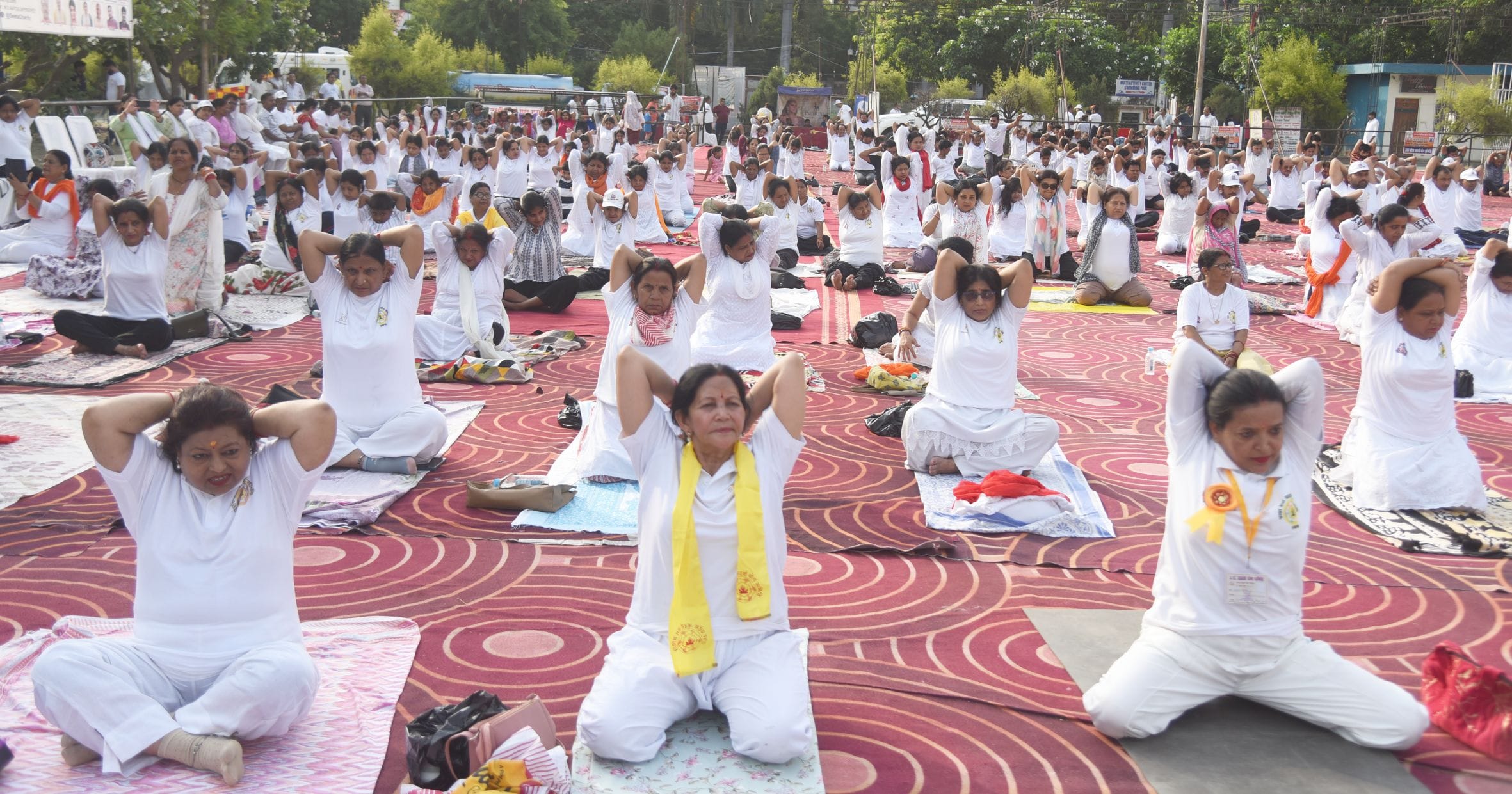 अंतरराष्ट्रीय योग दिवस पर योग कर दिया अच्छी सेहत का संदेश अंतरराष्ट्रीय योग दिवस पर योग कर दिया अच्छी सेहत का संदेश