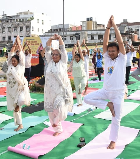 अंतरराष्ट्रीय योग दिवस पर योग कर दिया अच्छी सेहत का संदेश अंतरराष्ट्रीय योग दिवस पर योग कर दिया अच्छी सेहत का संदेश