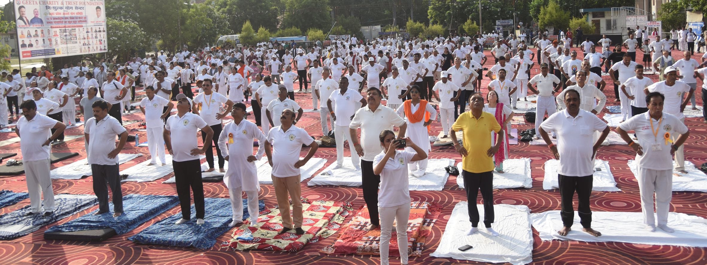 अंतरराष्ट्रीय योग दिवस पर योग कर दिया अच्छी सेहत का संदेश अंतरराष्ट्रीय योग दिवस पर योग कर दिया अच्छी सेहत का संदेश