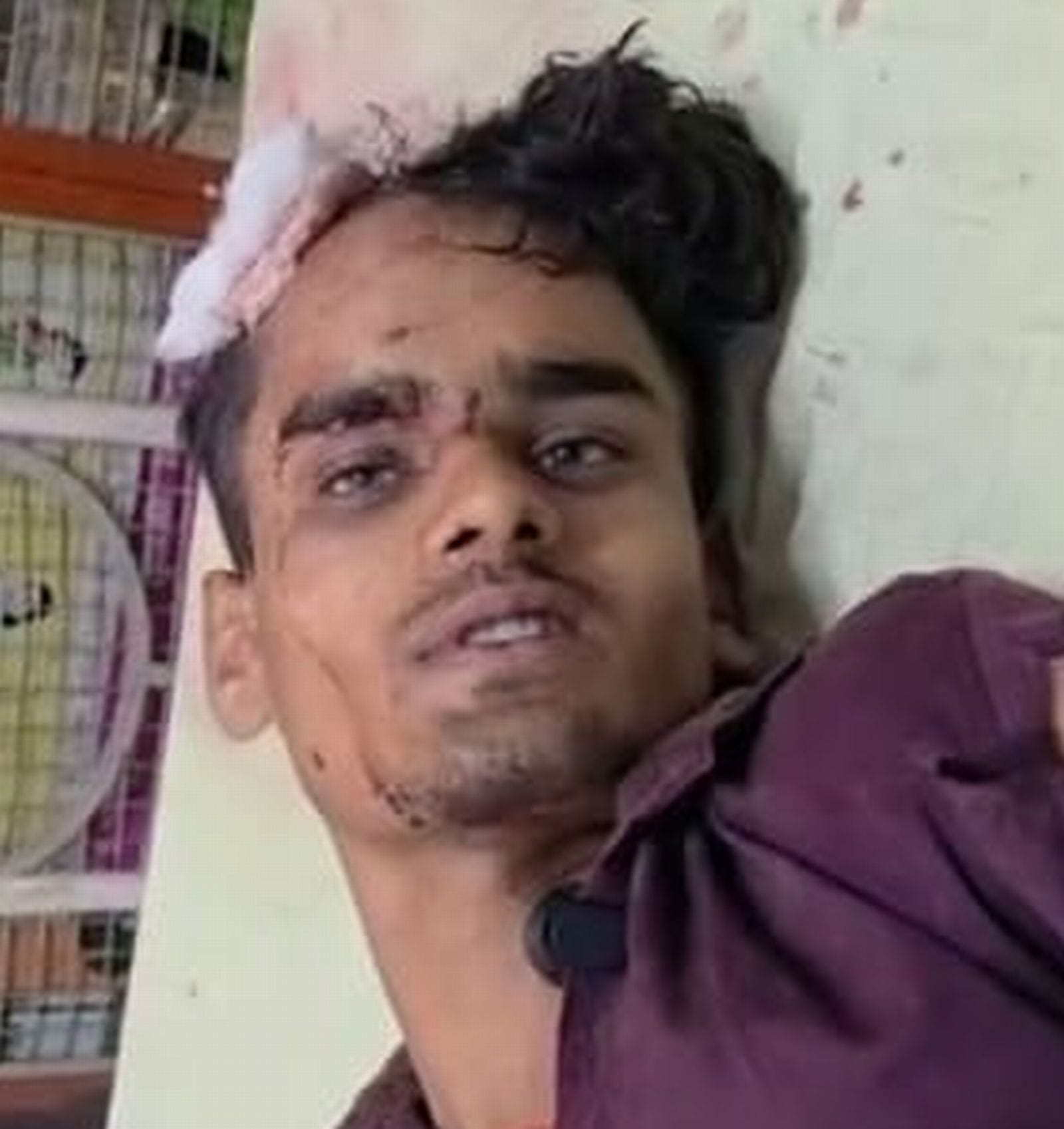 विवाद के दौरान पथराव करते दोनों पक्ष स्त्रोत वीडियोगैब