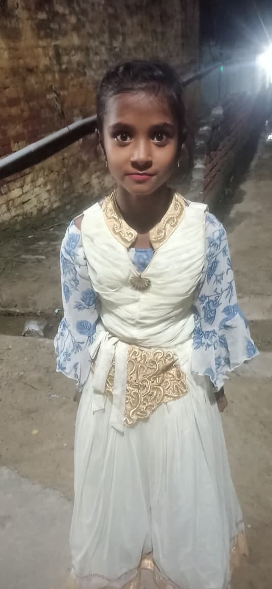 अनूपशहर के गांव तोरई निवासी मृतक बालिका रितिका का फाइल फोटो। अनूपशहर के गांव तोरई निवासी मृतक बालिका रितिका का फाइल फोटो।