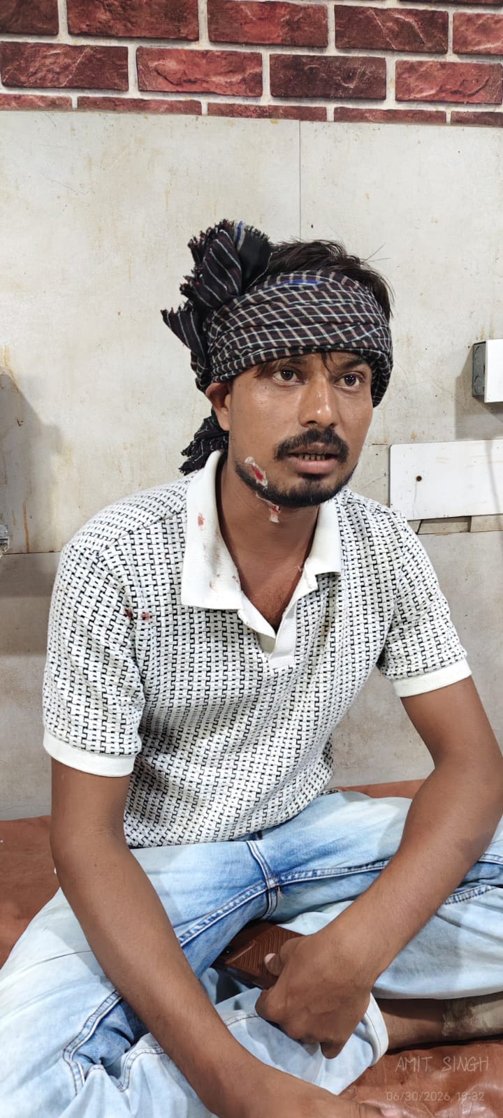 घायल हरीश अहमद