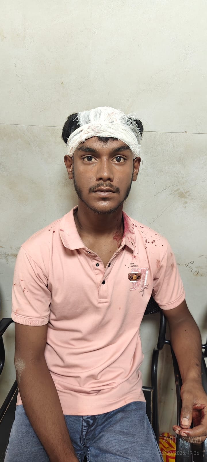 घायल हरीश अहमद