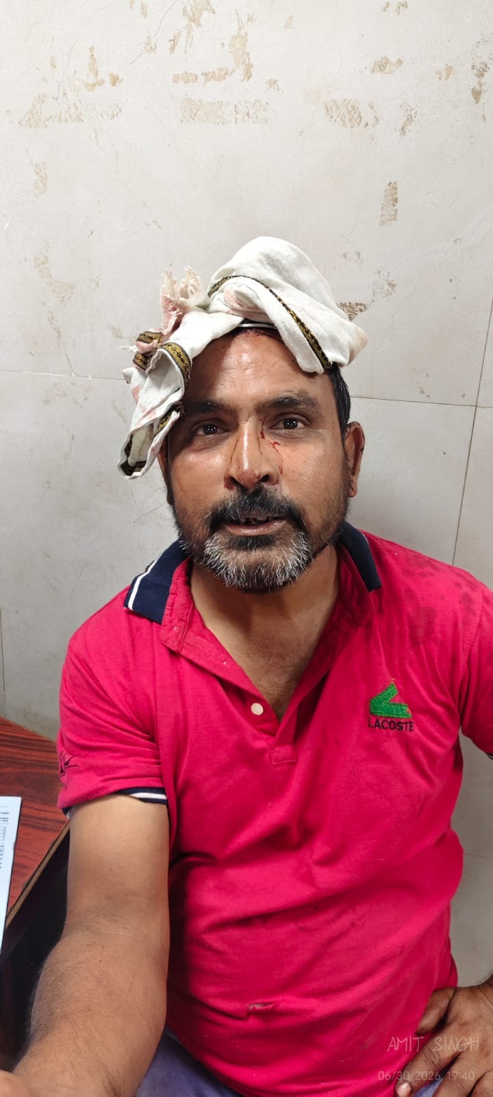 घायल हरीश अहमद