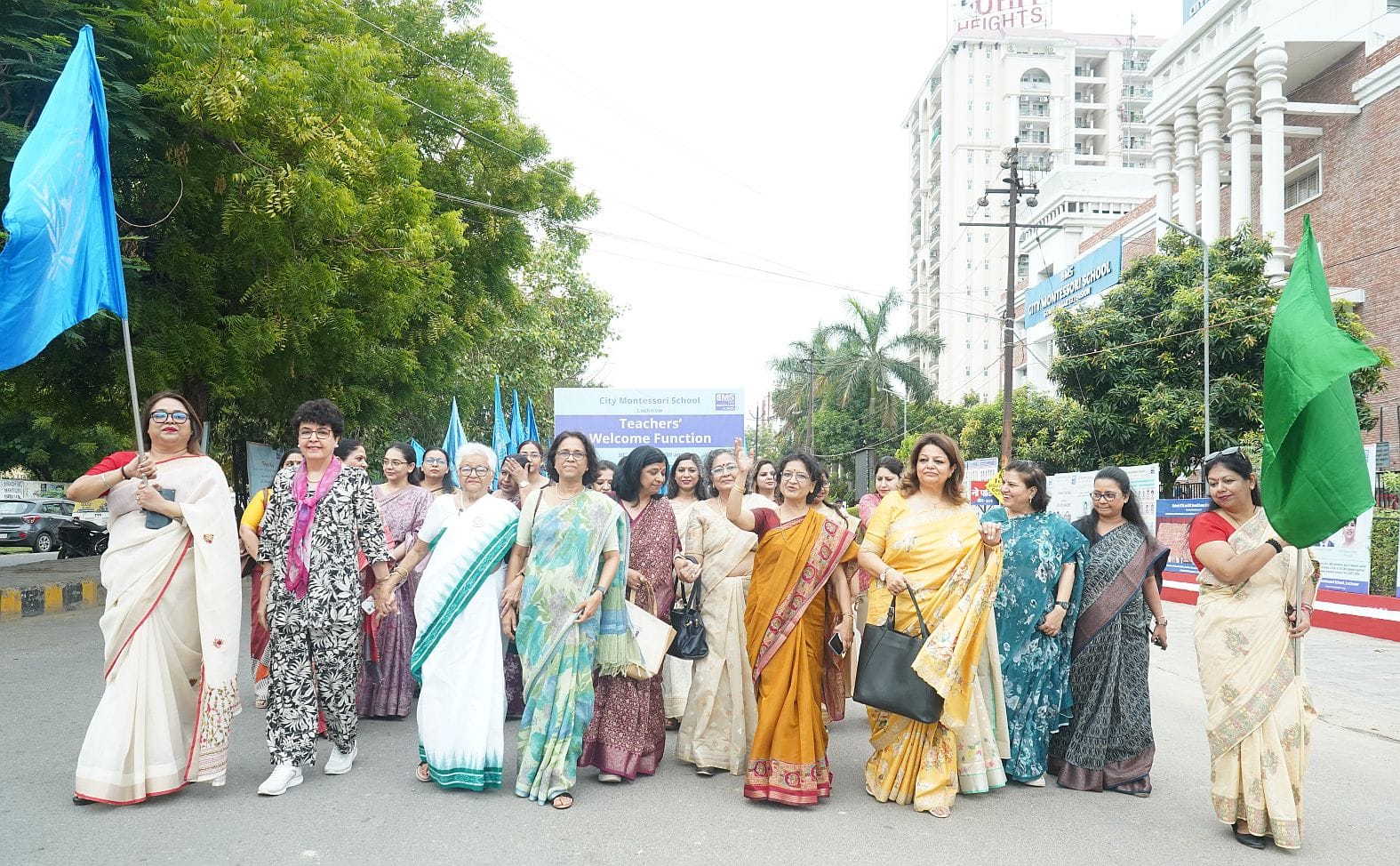 सिटी मांटेसरी स्कूल में ‘शिक्षक स्वागत समारोह’ का आयोजन किया, इसमें मेधावी छात्रों को सम्मानित 