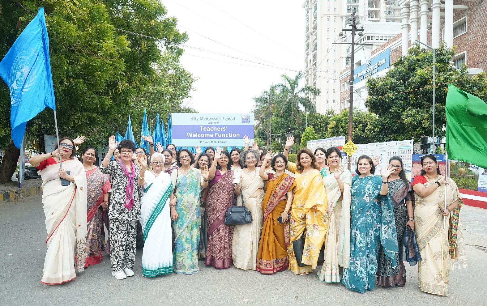 सिटी मांटेसरी स्कूल में ‘शिक्षक स्वागत समारोह’ का आयोजन किया, इसमें मेधावी छात्रों को सम्मानित 
