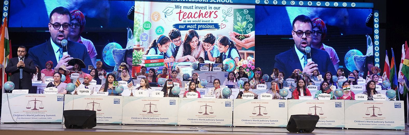 सिटी मांटेसरी स्कूल में ‘शिक्षक स्वागत समारोह’ का आयोजन किया, इसमें मेधावी छात्रों को सम्मानित 