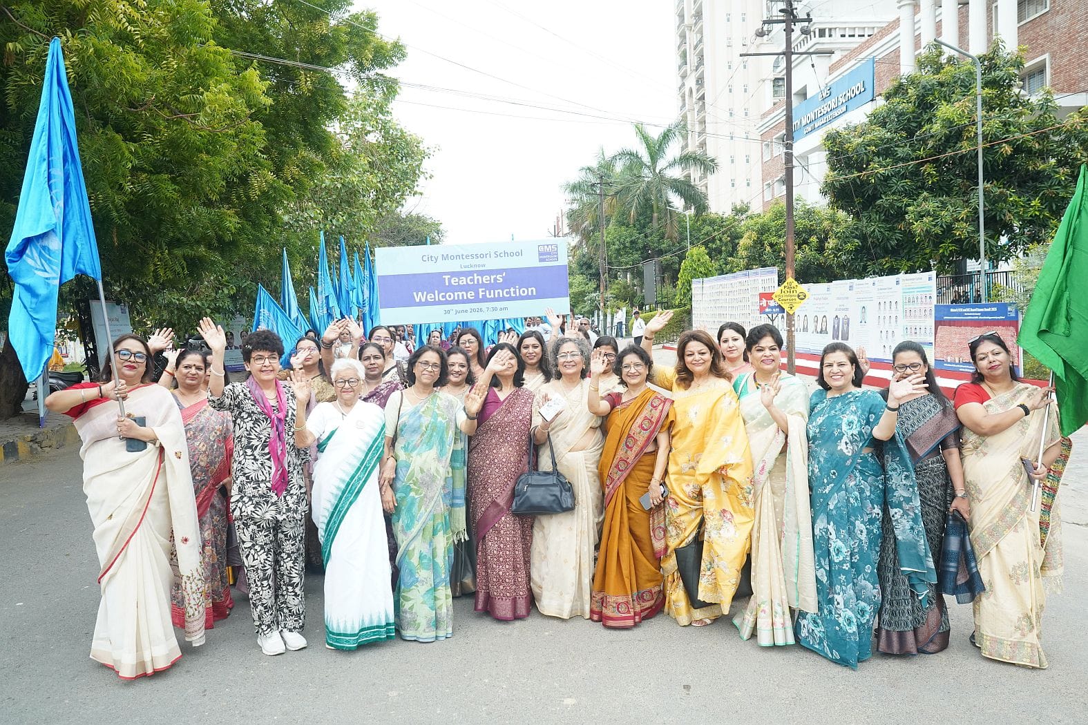 सिटी मांटेसरी स्कूल में ‘शिक्षक स्वागत समारोह’ का आयोजन किया, इसमें मेधावी छात्रों को सम्मानित 