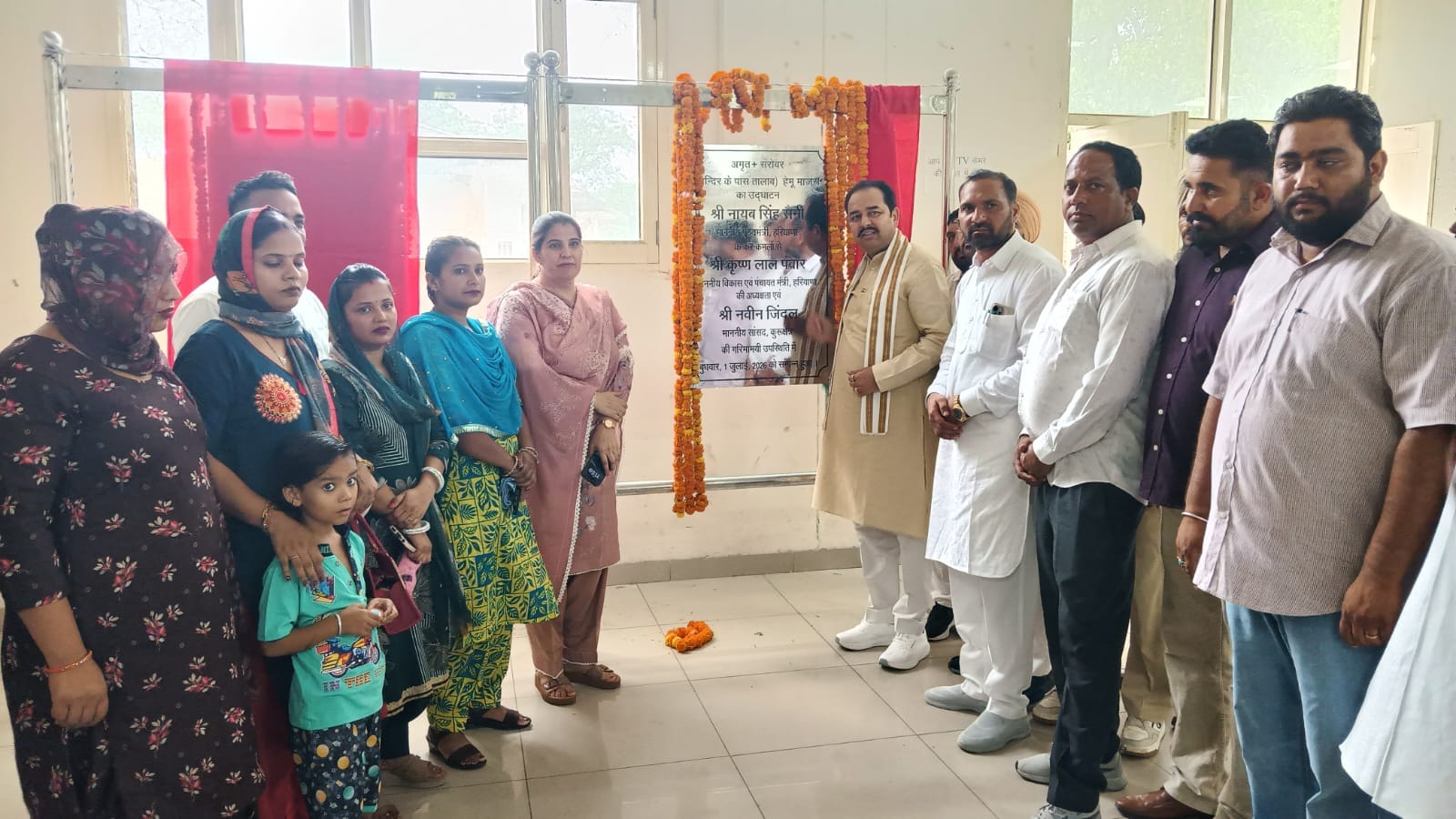 विकास कार्यों का उद्घाटन करते पूर्व विधायक कुलवंत बाजीगर। प्रवक्ता