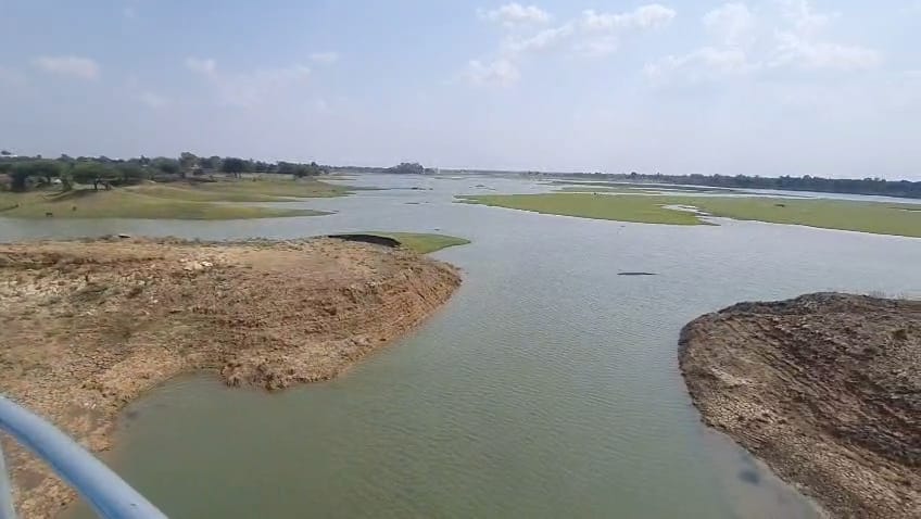गंभीर डेम में अब भी है पानी