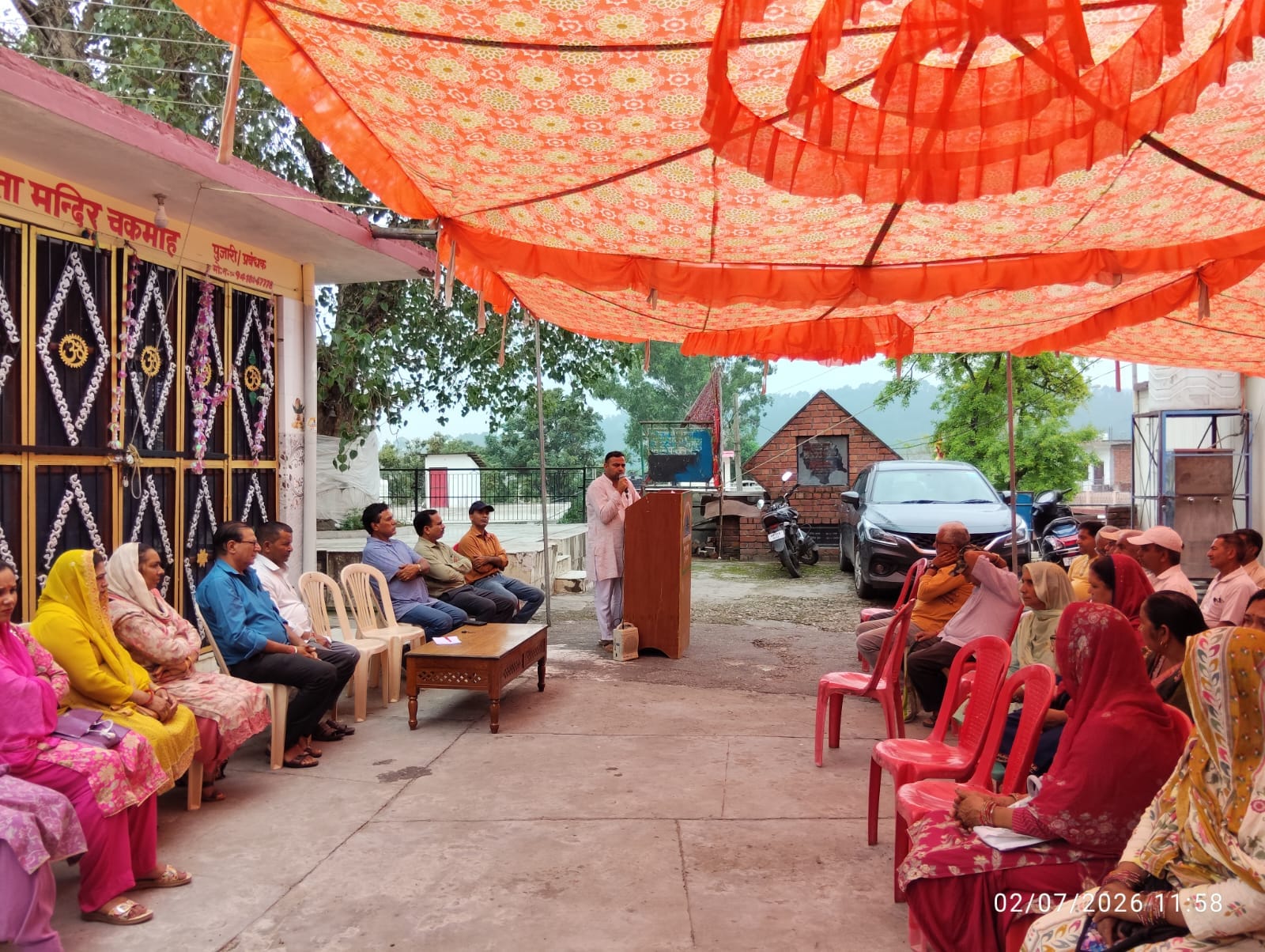 ग्राम पंचायत बगवाड़ा में ग्राम सभा में उपस्थित ग्रामीण। स्रोत : जागरूक पाठक ग्राम पंचायत बगवाड़ा में ग्राम सभा में उपस्थित ग्रामीण। स्रोत : जागरूक पाठक