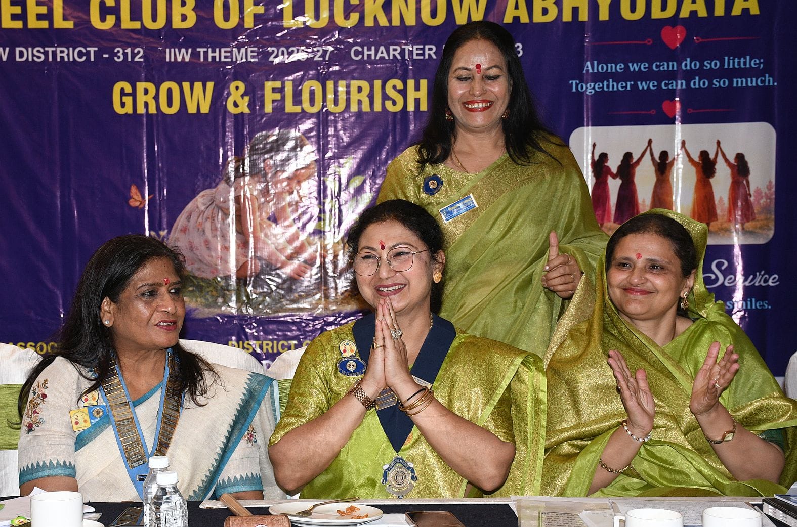 इनरव्हील क्लब ऑफ लखनऊ ''अभ्युदय'' की  नई कार्यकारिणी ने पदभार ग्रहण किया।