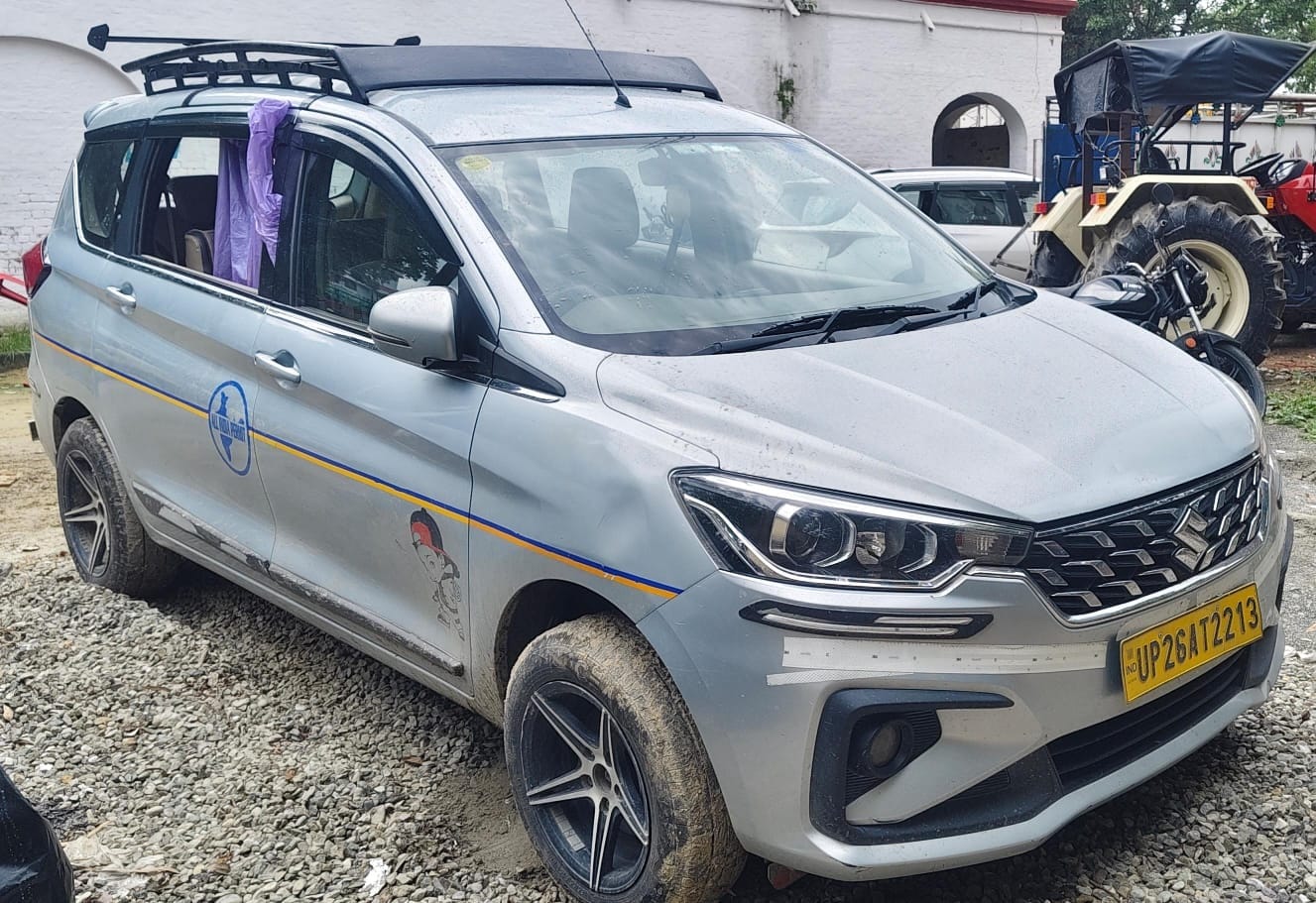 पुलिस हिरासत में सबली टोल पर तोड़फोड़ के आरोपी। संवाद पुलिस हिरासत में सबली टोल पर तोड़फोड़ के आरोपी। संवाद
